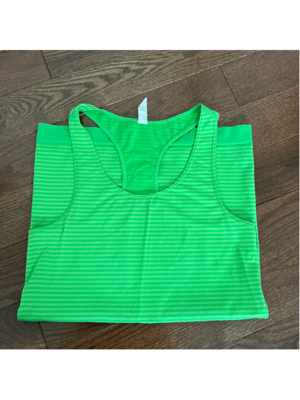 Women's Under Armour Green Striped HeatGear Sports Bra S - Picture 5 of 5
